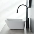 thumbnail image 5 of Bothwa Home Modern Bathroom Vessel Sink – Stylish Above-Counter White Porcelain Sink, Durable Ceramic, Easy Top-Mount Installation, 5 of 12
