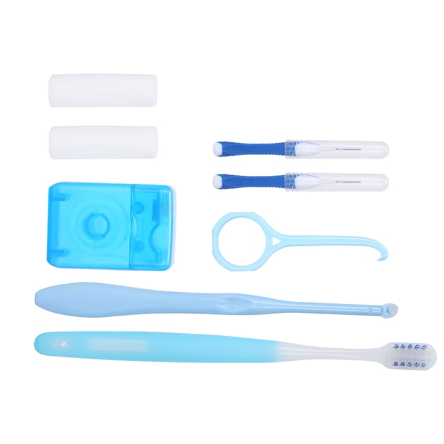 Herramientas De Cuidado De Ortodoncia, Kit De Cuidado Bucal Ligero Y Portátil Con Cepillo De Limpieza De Dientes Para La Limpieza De Dientes Para La Mayoría De Las Personas YLSHRF Orthodontic Oral Care Set