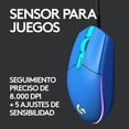 thumbnail image 4 of Mouse Logitech G203  LightSync Azul, 4 of 4