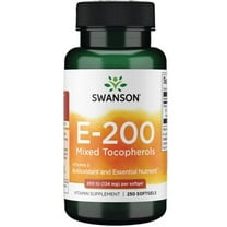Swanson Vitamin E Mixed Tocopherols 200 Iu (134 Milligrams) 250 Sgels