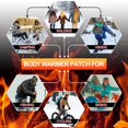 thumbnail image 2 of KONGDY 40 Pack Heat Therapy Patches, Adhesive Heat Patches for Neck, Knee, and Upper or Lower Back Heat Wraps Portable Air Activated Patch, 2 of 6