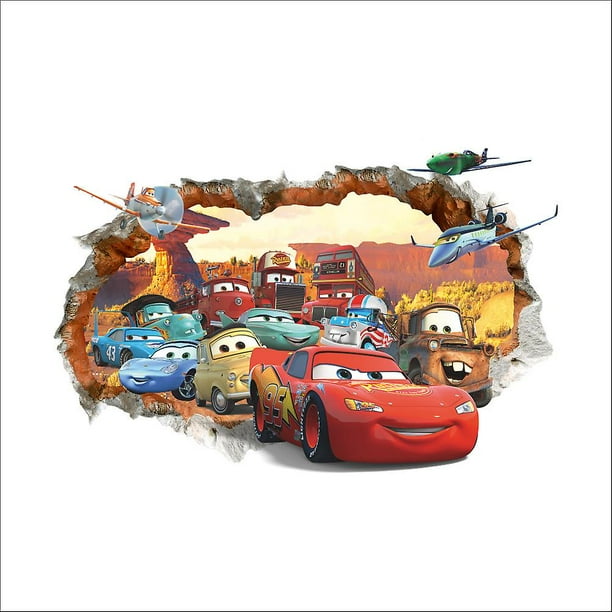 Coches De Dibujos Animados De La Carretera De Pista Engomadas De La Pared De La Habitación Juego De Cuartos De Los Niños Pegatina Niños Dormitorio Decoración De La Pared Etiquetas Del Arte
