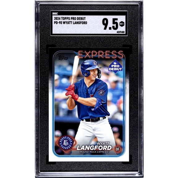 2024 Topps Pro Debut #PD-95 Wyatt Langford SGC 9.5