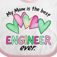 thumbnail image 4 of Inktastic My Mom is the Best Engineer Ever Boys or Girls Baby Bib, 4 of 4