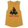 thumbnail image 1 of Santa-Squatch Women's Muscle Tank Large Antique Gold, 1 of 5