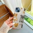 thumbnail image 3 of ONETECH FancyCase for iPhone 15 Pro Case Cute Dog Design Funny Cartoon Animal Pattern Protective Clear Case Compatible with iPhone 15 Pro (Cute Dogs), 3 of 4
