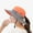 Juice Orange, variant on UV Protection Wide Brim Sun Hats, Foldable Sunshade Sun Ponytail Cap Wide Brim Quick Drying Breathable Packable Bucket Hat With Chin Strap for Travel Fishing Outdoor activities, etc