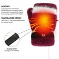 thumbnail image 5 of EQWLJWE Laptop Women USB Heated Mitten Full&Half Finger Winter Warm Knit Hand Gloves Gloves Holiday Clearance, 5 of 9