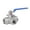 1-1/2", variant on Ball Valve 1/2" 3/4" 1" 1-1/4"2" Three Way 304 Stainless Steel Thread Ball Valve T-type L-type Ball Valve For Water Oil Air Gas ,Convenient to Use