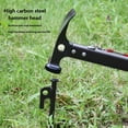 thumbnail image 6 of Tent Hammer with Holding Strap, Camping Hammers Backpacking Mallets Tents Peg Puller, Multifunctional Hammer for Tent, 6 of 10