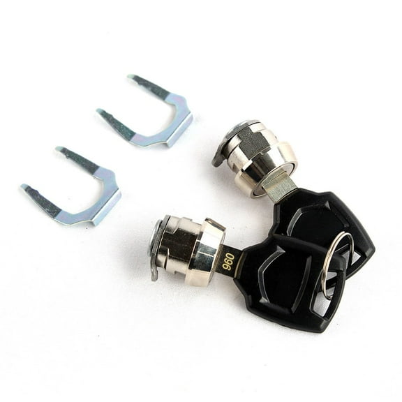 Reliable Motorcycle Bag Box Accessory 2 Key Lock Cylinder For Enhanced Security