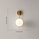 thumbnail image 2 of Bearachild Lámpara de pared LED con bombilla G9 7W Pantalla de estilo simple Iluminación de escaleras interiores Luz de noche Luz de noche Accesorios de Iluminación y accesorios Color cobre/12cm Bearachild HA066965-02, 2 of 6