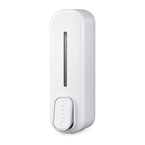 Universal White Plastic Wall Mount Mounted Soap Dispenser