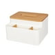 thumbnail image 3 of Caja de pañuelos organizador de escritorio caja de pañuelos caja de almacenamiento de Control remoto nórdico dispensador de soporte de pañuelos para Macarena Caso de tejido, 3 of 8