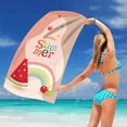 thumbnail image 6 of AYktou Beach Essentials Beach Towel Soft Bath Towels 30*59" Summer Cool Ice Cream Collection Towels Summer Essentials Microfiber Pool Towels Machine Washable,Absorbent,Dry Faster, 6 of 9