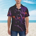 thumbnail image 2 of Lsque Five Nights At Freddy'S Pattern Hawaiian Shirt for Men Unisex Summer Beach Casual Short Sleeve Cotton Linen Button Down Shirts-Small, 2 of 6