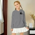 thumbnail image 2 of DHFJKG Boys Girls Graphic Hoodies Sweatshirt Kids Children Toddlers Cute Cat Printed Hooded Pockets Pullover For Fall Winter Cozy Tops, 2 of 7