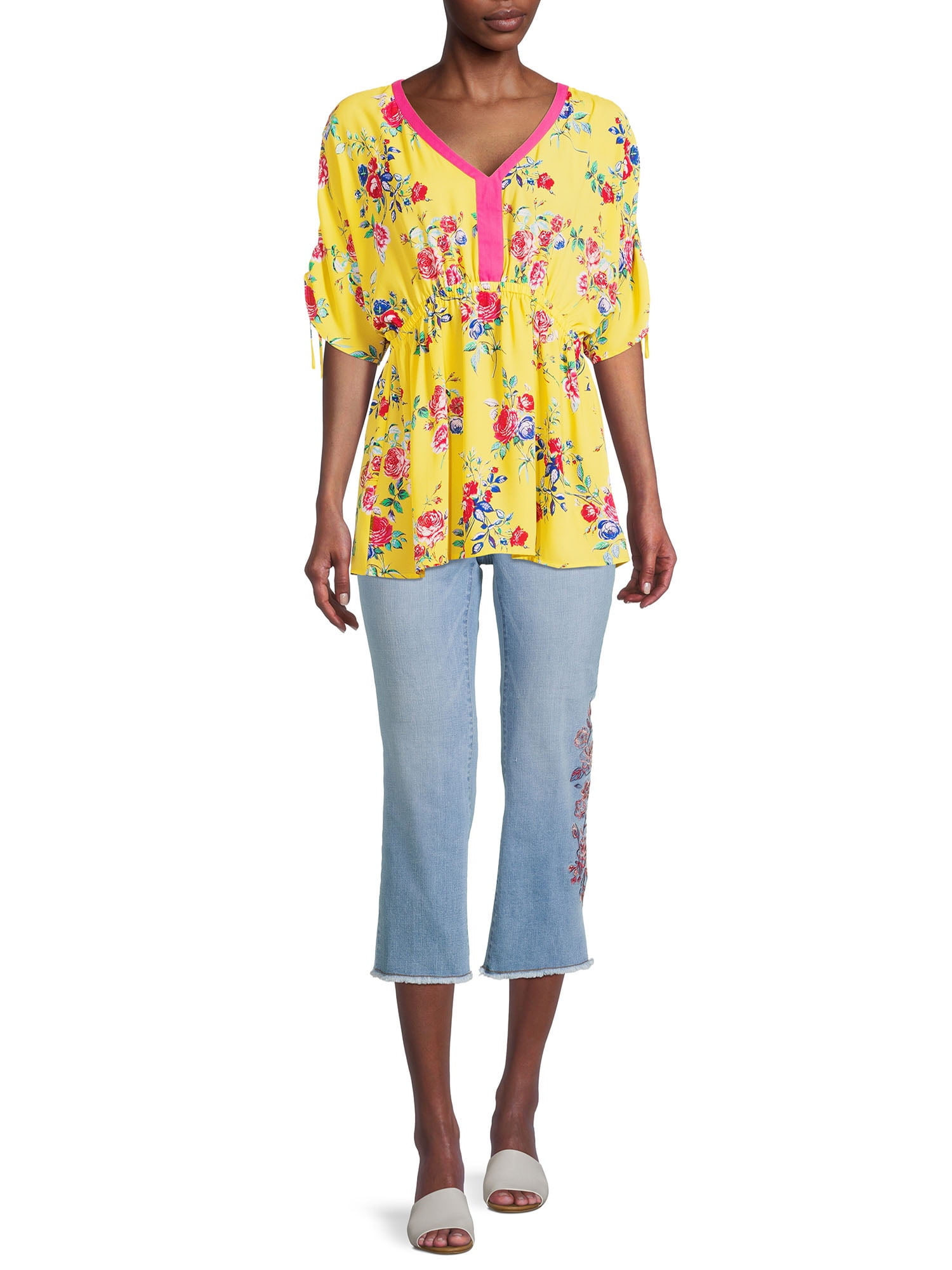 The Pioneer Woman Dolman Sleeve Blouse, Womens