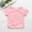 E-586Pink, variant on Toddler Baby Girls T Shirt Short Sleeve Round Neck Solid Color Comfortable Breathable Fashion Loose Fit Tee Top For Casual Daily Wear,Blue,18-24 Months
