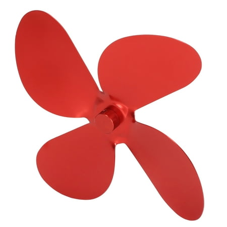 

Stove Fan Blade Standard Design Aluminium Alloy 4 Blades Fireplace Fan Blade Match For Repair Black Red Gold Silver Bronze