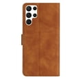 thumbnail image 6 of Feishell Wallet Case for Samsung Galaxy S23 Ultra, 7 Butterflies PU Leather Strap Flip Cover with Card Slots Holder Kickstand Magnetic Clasp, TPU Shockproof Non-Slip Case for Samsung S23 Ultra, Brown, 6 of 9