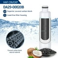 2 Pack DA2900020B/HAFCIN/EXP REFRIGERATOR ICE& WATER FILTER,NEW