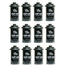 Tiki 1317054 Easy Pour Metal Replacement Torch Fuel Canisters w/Wick - Quantity 12