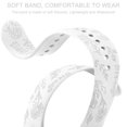 thumbnail image 3 of Wanme Replacement bands for Garmin Venu/Venu Sq 2/Venu 2 Plus, 20mm silicone flower bands, 3 of 7