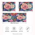 thumbnail image 2 of Yayeee Pillowcase Standard Size Set of 2 Satin Wrinkle Resistant Envelope Pillow Case, Vibrant Pink Floral Pattern, 2 of 8