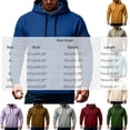 thumbnail image 6 of HappyYEE Men’s Fleece Hoodie Loose Drawstring Hooded Sweatshirt with Pockets Fall Long Sleeve Casual Pullover Tops XXL, 6 of 6