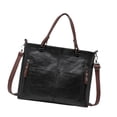 thumbnail image 4 of Bolso de hombro para mujer, regalos de moda, bolso cruzado informal para fiesta, trabajo al aire libre Negro, 4 of 8