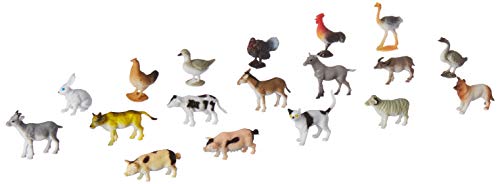 miniature plastic farm animals