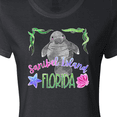 thumbnail image 4 of Inktastic Sanibel Island Florida Cute Swimming Manatee Women's T-Shirt, 4 of 5