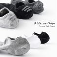 thumbnail image 5 of Mens No Show Socks Cotton Low Cut Short Casual Socks Men With Non-Slip Grips, 12 Pairs/8 Pairs/6 Pairs, 5 of 5