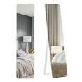 thumbnail image 1 of HOMCOM Full Length Mirror, Rectangular Full Body Mirror, White, 1 of 10