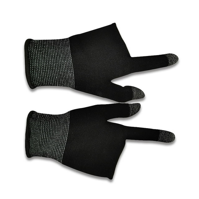 Methold 2 piezas de mangas de juego de 15 pines de punto a prueba de sudor controlador de pantalla táctil guantes transpirable portátil Videojuegos y accesorios