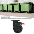 thumbnail image 3 of Heavy Duty Caster, Quiet 400lbs Bearing Anti Impact 5 Inch Caster Wheel Multi Purpose with Brake for Trolley, 3 of 7