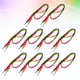thumbnail image 2 of 10 pares de cordones de 120 cm con degradado de arcoíris, coloridos, planos, para zapatillas deportivas (coloridos), 2 of 5