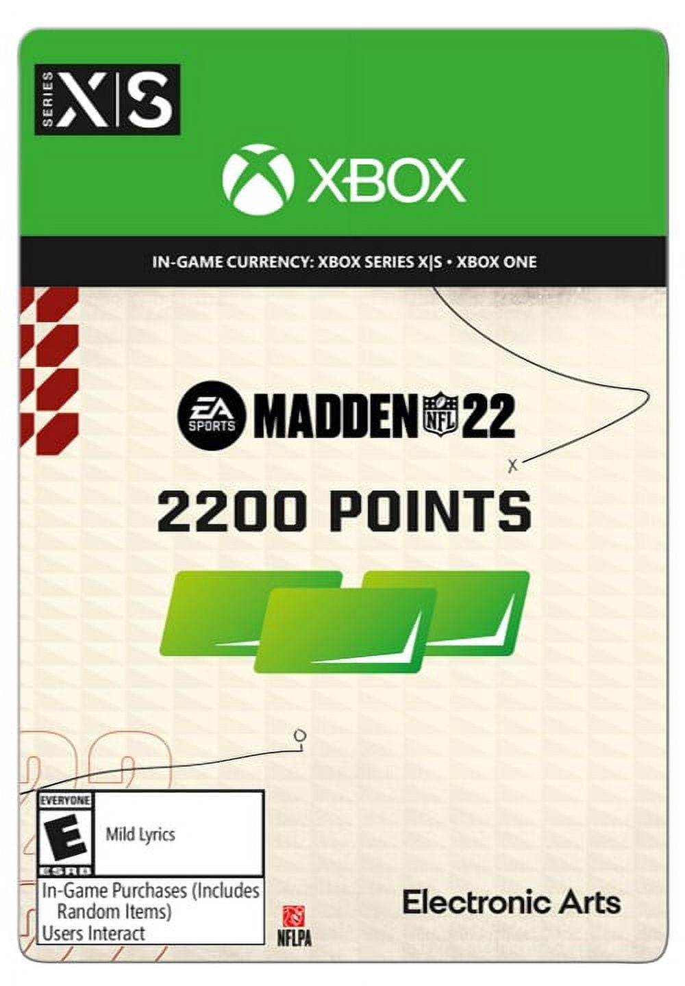 Madden NFL 22: 2200 Madden Points - Xbox [Digital]