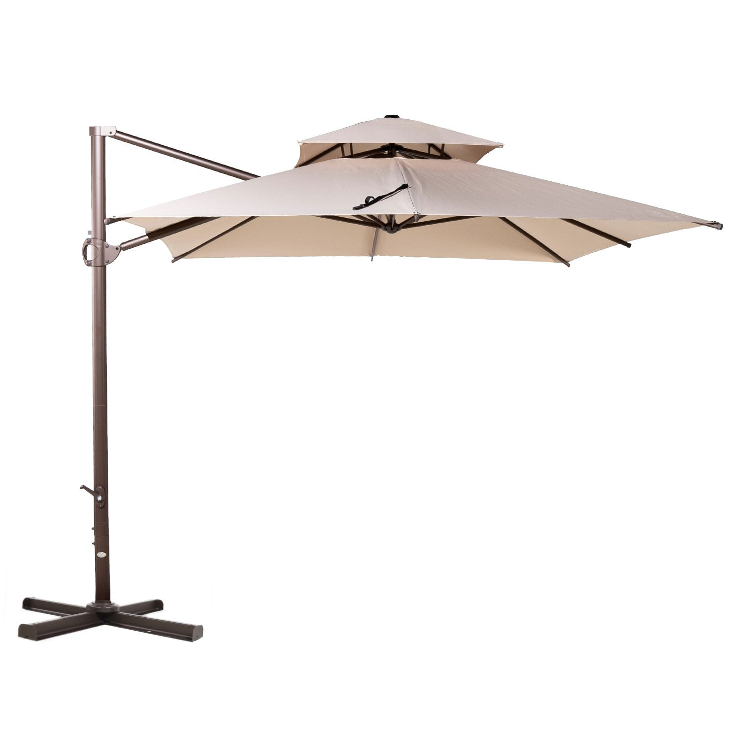 Monkey Patio 12 Ft By 9 Ft Rectangular Cantilever Patio Umbrella With