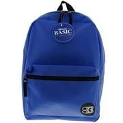 Bazic Products BAZ1031-2 16 in. Blue Basic Collection Backpack - 2 Each
