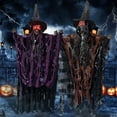 thumbnail image 2 of Halloween Decorations Outdoor Scary Garden Ghosts Decor,Halloween Horror Props Haunted House Decoration,Electric Sound Emitting Sound Controlled Skull Ghost Head,Small Hanging Ghost Electric Version, 2 of 7