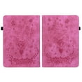 thumbnail image 2 of ELEHOLD Case for Kindle Paperwhite (11th Generation, 2021 release), Embossed Butterfly PU Leather Card Holder Folio Cover with Stylus Loop, Multiple Viewing Angles Stand Protective Shell,Rose, 2 of 7
