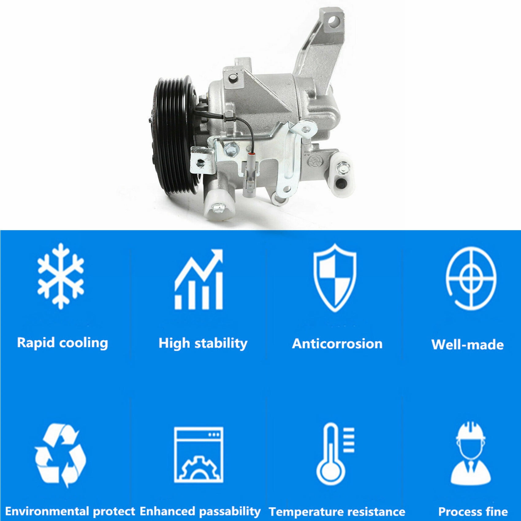 LABLT A/C AC Compressor Replacement for 2012-2015 Subaru Impreza Forester XV Crosstrek CO 29103Z