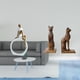 thumbnail image 2 of Estatua de niña,Estatuas de mujeres y niñas,figuritas decorativas elegantes,Figura de mesa,Estatua de gato sujetalibros para oficina,decoración del hogar,Escultura Sujetalibros Estantes, 2 of 8