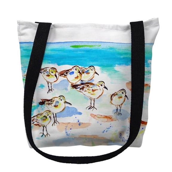 13 x 13 in. Seven Sanderlings Small Tote Bag