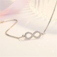 thumbnail image 4 of Pulsera Infinito - Pulsera Corazón, Pulsera Trébol de Cuatro Hojas para Mujer, Pulsera Plata para Mujer, Pulsera Niña, Pulsera Amistad, Pulsera Diamante, 4 of 5
