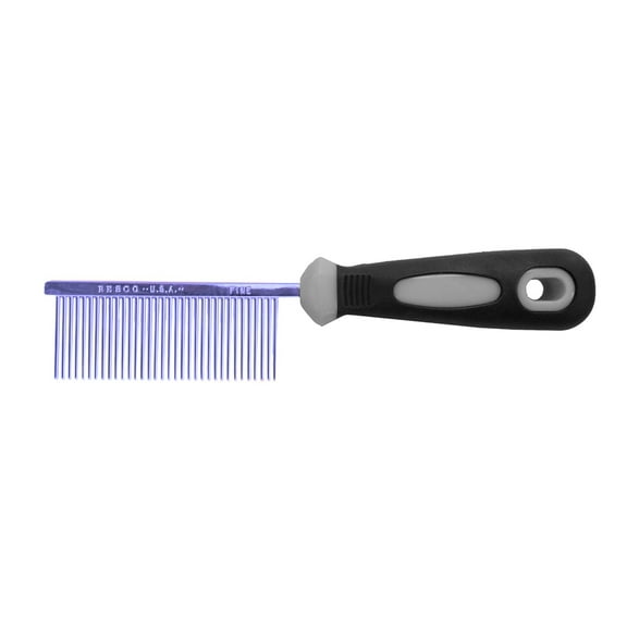 Resco Professional Anti-Static Comb for Pets, Fine, Candy Blue
