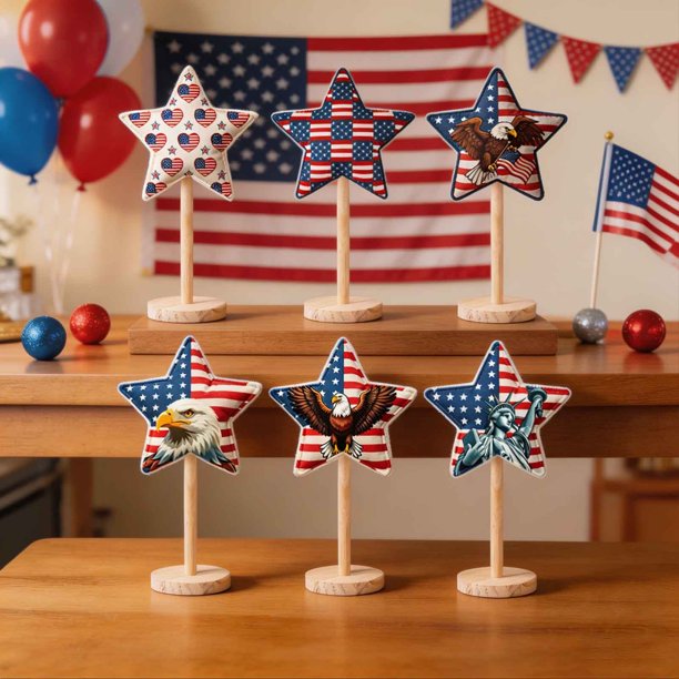 Independence Day -padded Decorative Items Scene Decorations Dining Table And Desk Ornaments
