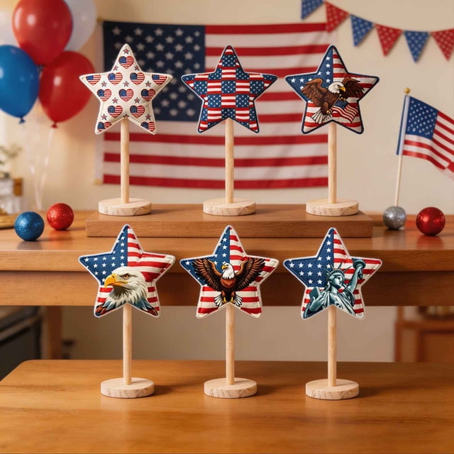 Independence Day -padded Decorative Items Scene Decorations Dining Table And Desk Ornaments